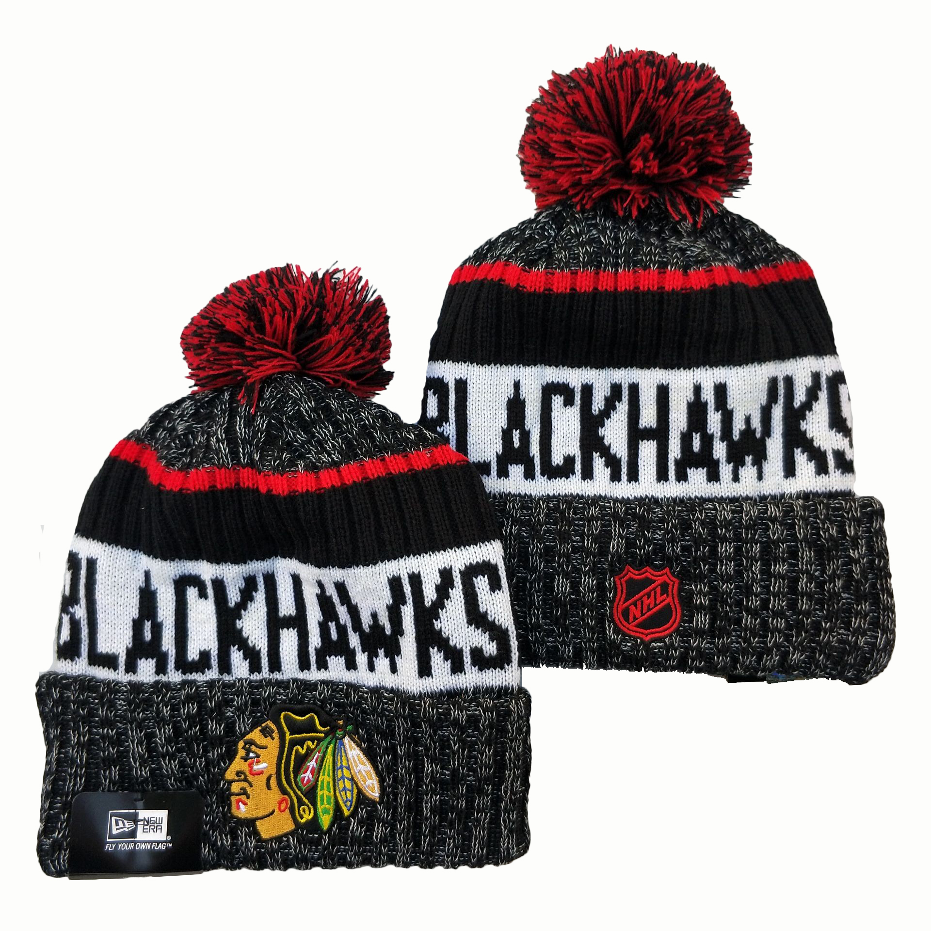 Chicago Blackhawks Knit Hats 0010